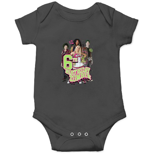 Disney Zombies 6th Birthday Zombie Group Poster Onesies