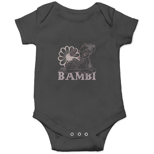 Disney Bambi Floral Outline Light Onesies