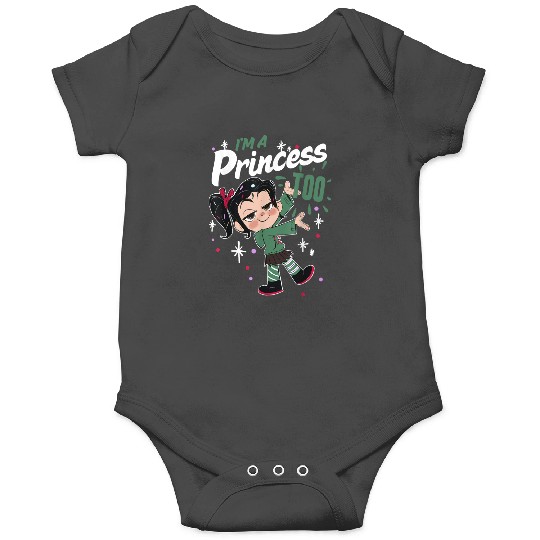 Disneyss Wreck It Ralph 2 Princess Logo Graphic Onesies