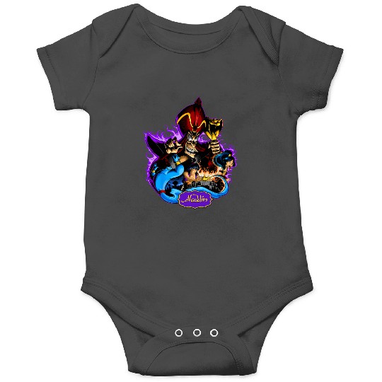 Disney Aladdin Jafar Genie Jasmine Art Graphic Onesies