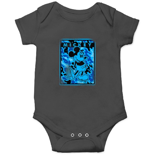 Disney - Blue Camo Mickey Mouse Nation Onesies
