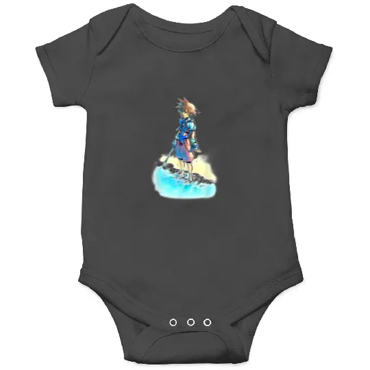 Disney Kingdom Hearts Sora Beach Sketch Onesies