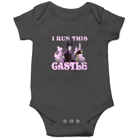 Disneyss Sleeping Beauty Maleficent I Run This Castle Portrait Onesies