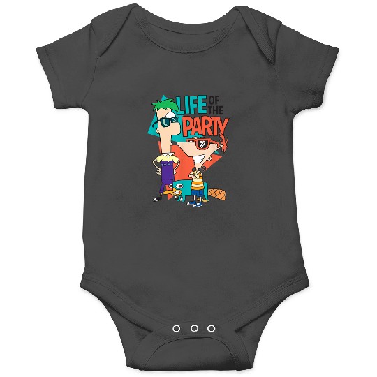 Disneyss Phineas And Ferb Life Of The Party Cool Group shots Onesies