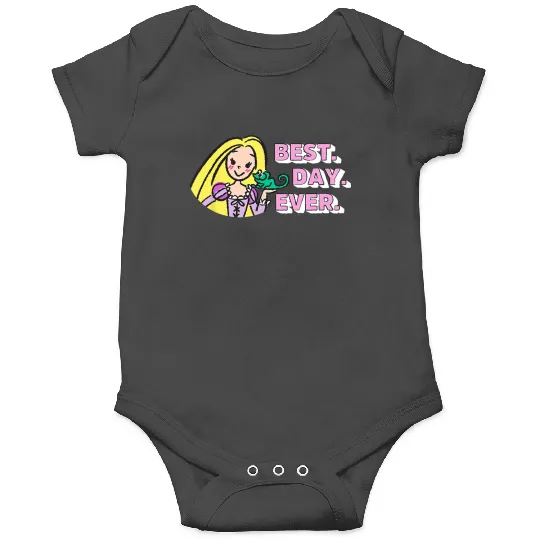 Disneyss Tangled Rapunzel Pascal Drawing Best Day Ever Logo Onesies