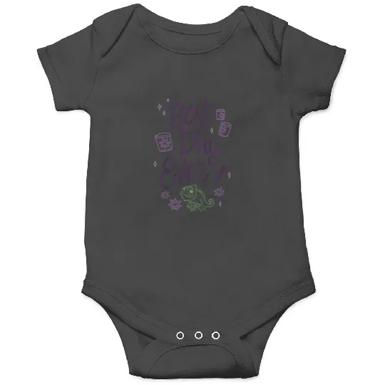 Kids Disneyss Tangled Best Day Ever Pascal Outline Portrait Youth Onesies