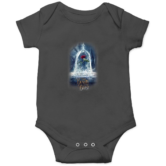 Disneyss Beauty And The Beast Epic Glass Rose Graphic Onesies