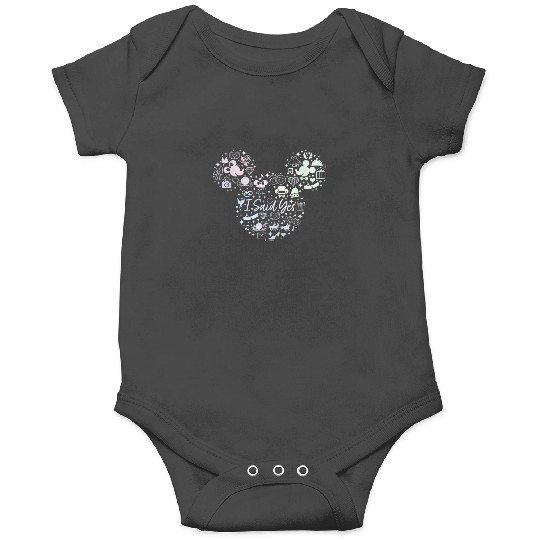 Disney I Said Yes Engagement Proposal Mickey Hea Onesies