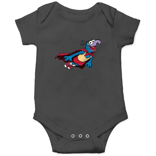 Disneyss The Muppets Flying Vintages Color Super Hero Gonzo Onesies