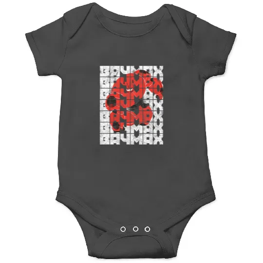 Disney Big Hero 6 Baymax Epic Hero Landing Distressed Onesies