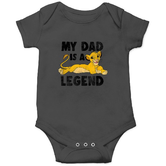 Disneyss The Lion King Father's Day My Dad Is A Legend Poster Onesies