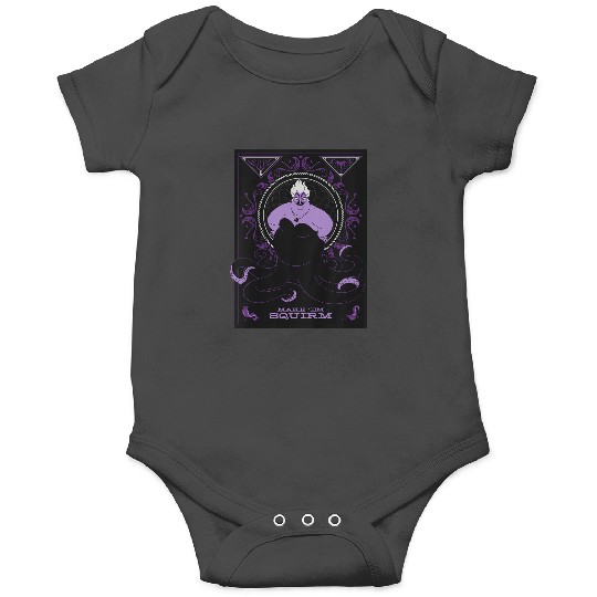 Disneyss Villains Ursula The Little Mermaid Make Em Squirm Onesies
