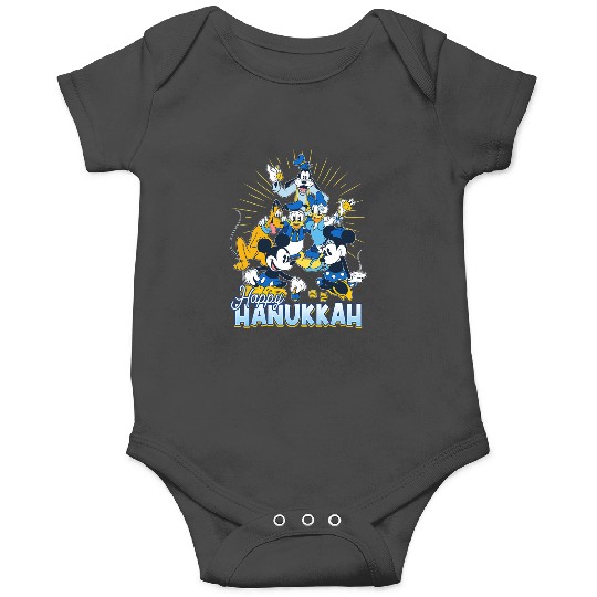 Disney Mickey And Friends Happy Hanukkah Dreidel Onesies