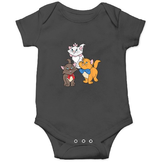 Disney The Aristocats Cute Trio Marie Toulouse Berlioz Logo Onesies