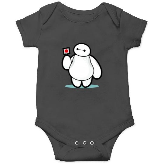Disney Big Hero 6 Baymax With Lollipop Cute Shot Onesies