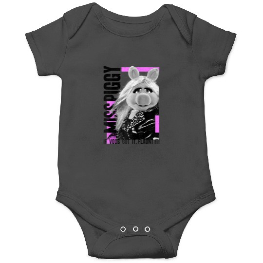Disney The Muppets Miss Piggy If Vous Got It Flaunt It Raglan Baseball Tee Onesies