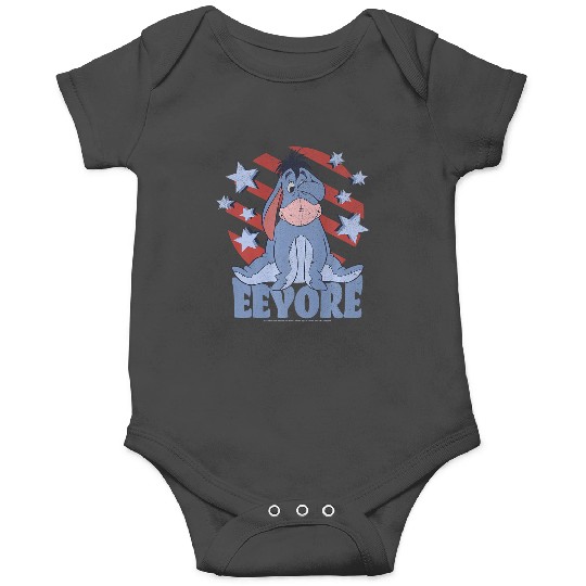 Disney Winnie the Pooh Americana Eeyore Stars Stripes Premium Onesies