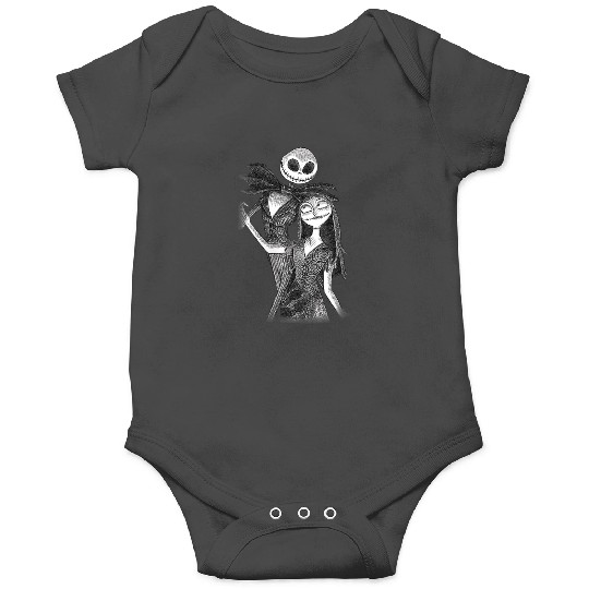 Disneyss The Nightmare Before Christmas Jack Sally Sketch Onesies