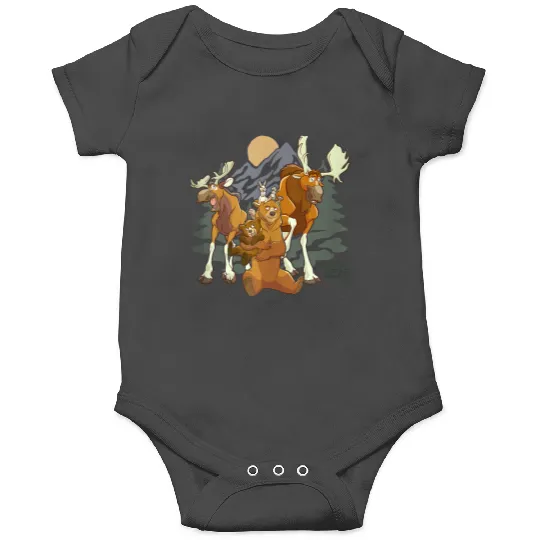 Disney Brother Bear Moose Bear Midnight Mountain Shot Onesies