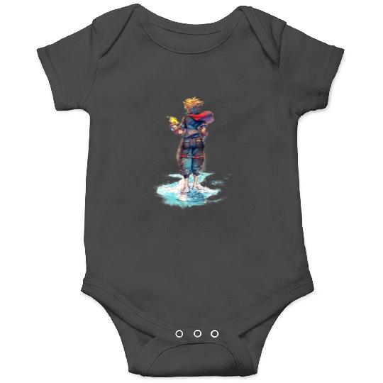 Disney Kingdom Hearts Sora Keyblade Hero Faded Starfish Onesies