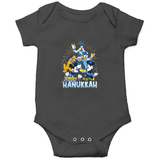 Disney Mickey And Friends Happy Hanukkah Dreidel Onesies