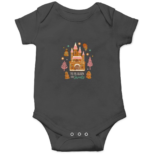 Disney Princess Holiday Gingerbread Castle Seaso Onesies