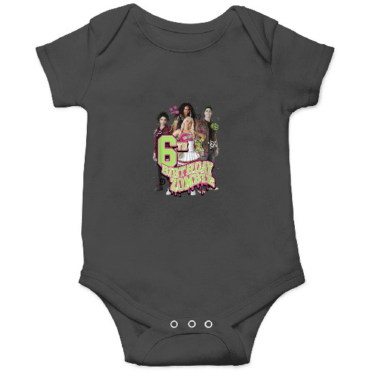 Disney Zombies 6th Birthday Zombie Group Poster Onesies