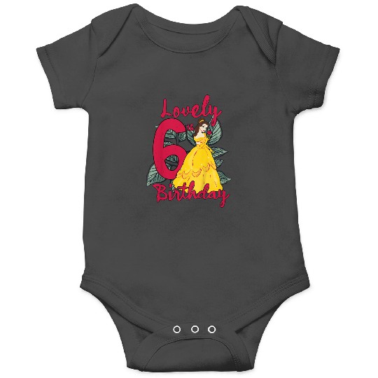 Disneyss Beauty And The Beast Belle Lovely Sixth Birthday Onesies