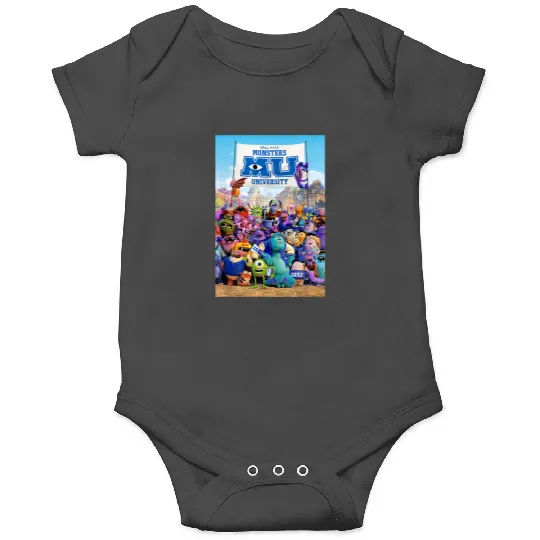 Disneyss Pixars Monsters University Class Photo Movie Poster Onesies