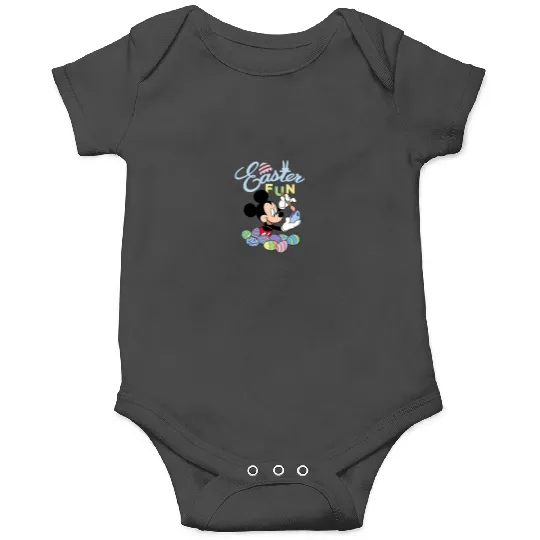 Disney Mickey Mouse Easter Fun Painting Eggs Sho Onesies