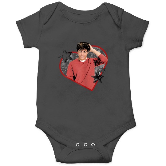 Disneyss High School Musical The Series Troy Heart Portrait Onesies