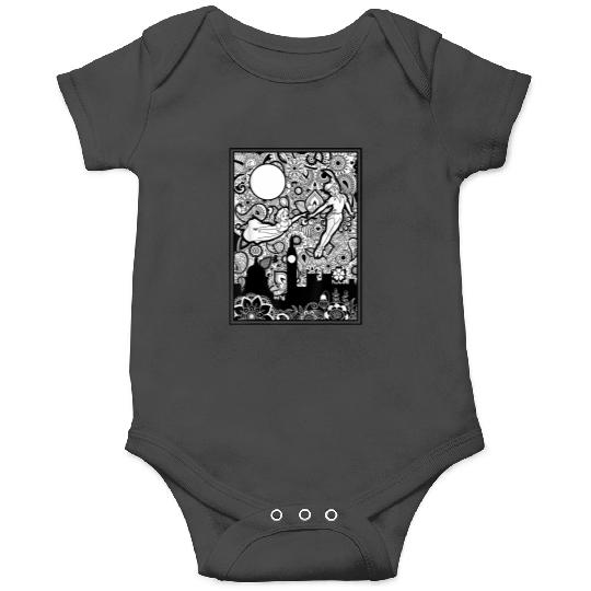 Discover Disneyss Peter Pan And Wendy Paisley Flying Poster Onesies