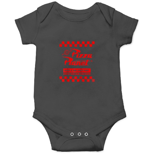 Discover Disney Pixarss Toy Story Pizza Planetss Checkered Logo Raglan Baseball Tee Onesies