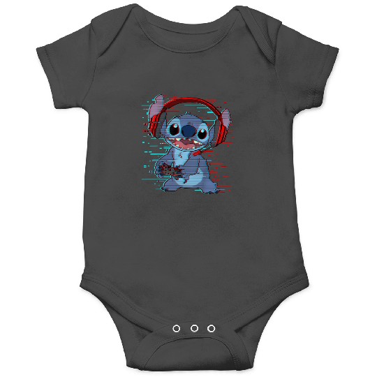 Discover Kids Disney Lilo & Stitch Gamer Glitch Videogame Onesies