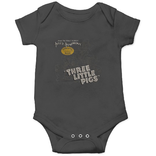 Discover Disneyss 100 Three Little Pigs Silly Symphony Vintages D100 Onesies
