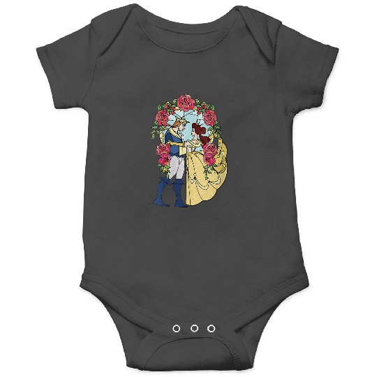 Disneyss Beauty And The Beast Belle And Beast Stained Glass Onesies
