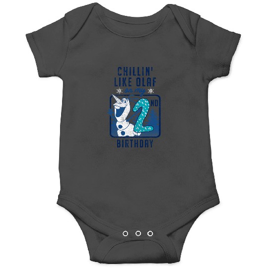 Discover disney frozenss Olaf Chillin On My 2nd Birthday Onesies