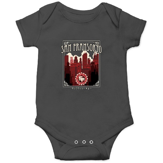 Discover Disney Big Hero 6 San Fransokyo City Destination Poster Onesies
