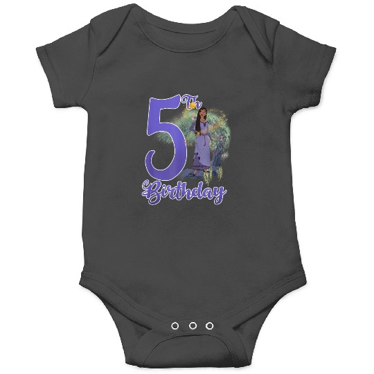 Discover Disney Wish Asha 5th Birthday Magical Star Portrait Onesies