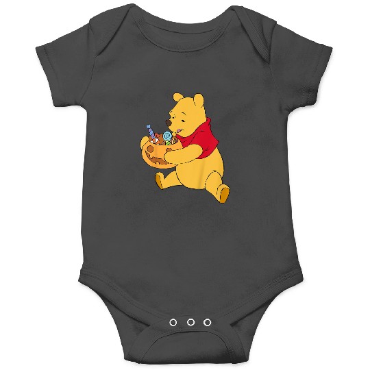 Discover Disney Winnie The Pooh Halloween 2024 Pumpkin Candy Bowl Onesies