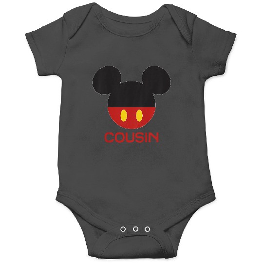 Disney Mickey Mouse Red Shorts Icon Cousin Family Onesies