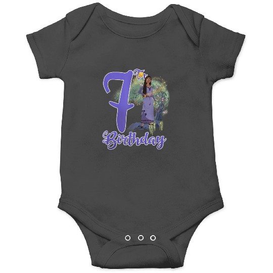 Discover Disney Wish Asha 7th Birthday Magical Star Portrait Onesies