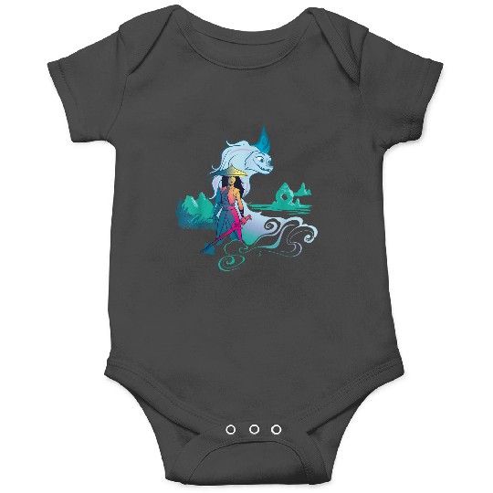 Disneyss Raya And The Last Dragon Watercolor Onesies
