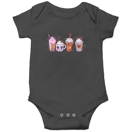 Discover Disney Mickey And Friends Coffee Vibes Frozen Treats Logo Onesies