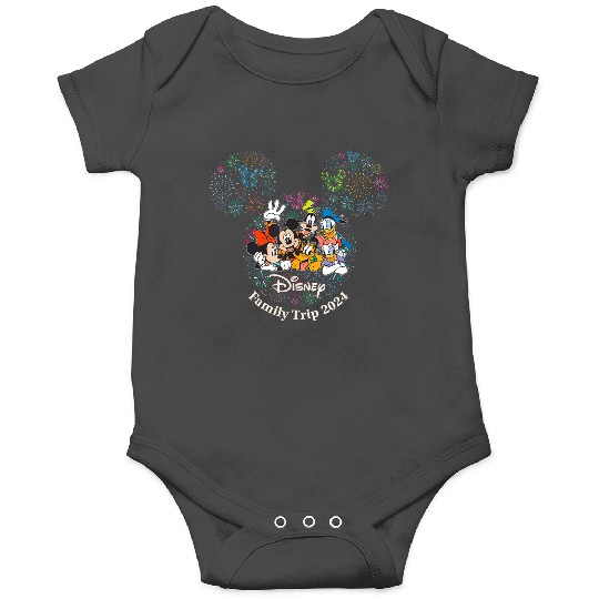 Disney Mickey Friends Fireworks Vacation Family Trip 2024 Onesies