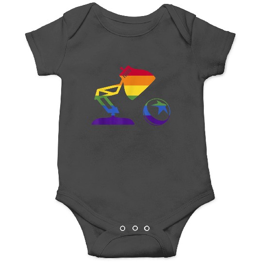 Discover Disneyss Pixars Rainbow Fill Big Pixars Lamp Logo Onesies
