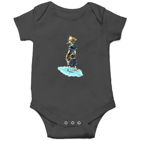 Disney Kingdom Hearts Sora Sea Salt Ice Cream Sketch Onesies