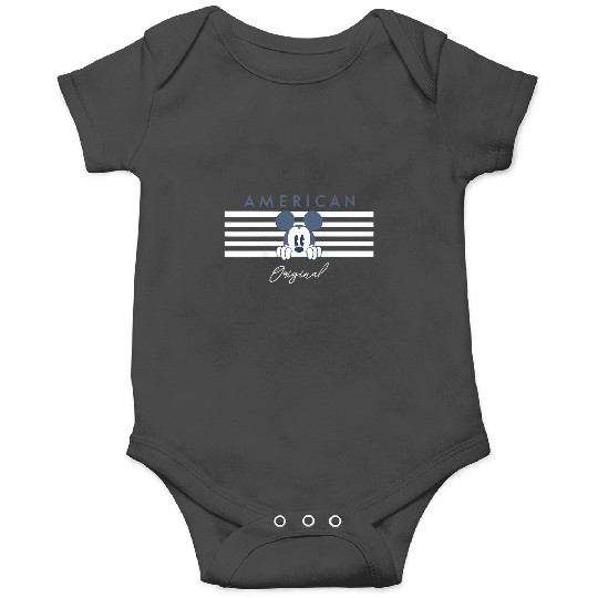 Disney American Original Mickey Raglan Baseball Tee Onesies