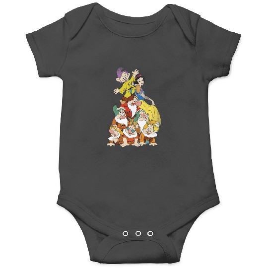 Discover Disney Snow White Seven Dwarf Stack Graphic Onesies