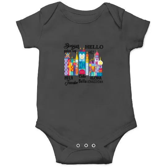 It's a Small World Onesies, Disney Onesies, Disney Small World, Many Languages Onesies